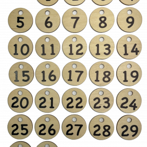 Zubehör Montessori Kalender Zahlen 1-31